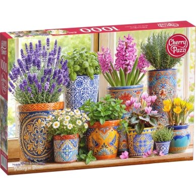 CherryPazzi dėlionė  Pottery in Bloom 1000 det