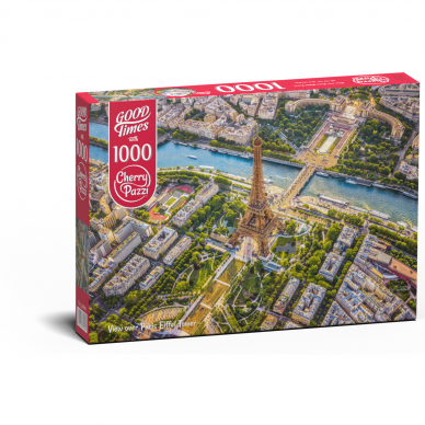 CherryPazzi dėlionė View over Paris Eiffel Towe 1000 det.