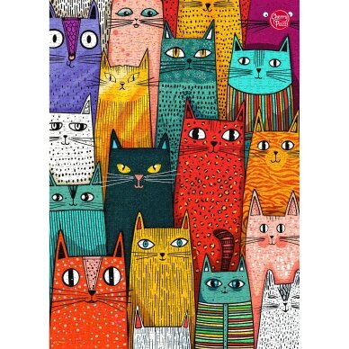 CherryPazzi dėlionė Cats Rule the World 1000 det 3