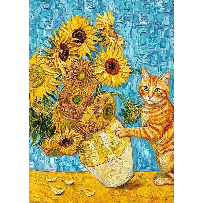 CherryPazzi dėlionė Cat & Art 1000 det 5
