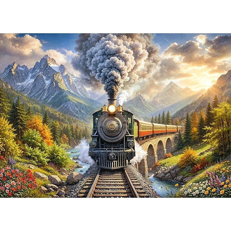 CherryPazzi dėlionė The Golden Express 1000 det 4 CherryPazzi dėlionė The Golden Express 1000 det 4