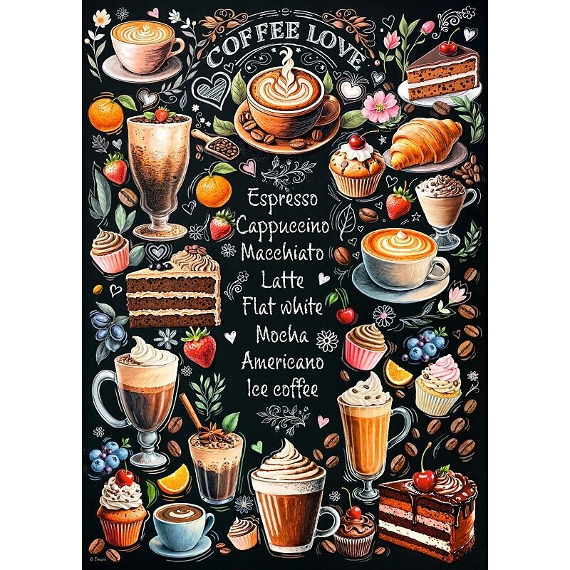 CherryPazzi dėlionė Coffee Time 1000 det 5