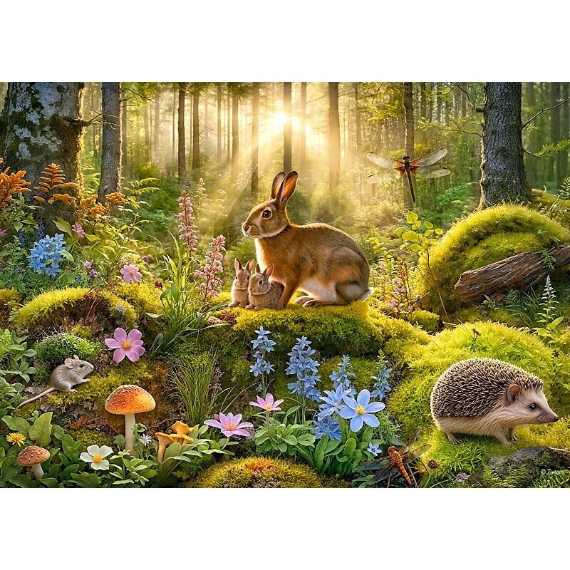 CherryPazzi dėlionė Forest Friends 300 det 5 CherryPazzi dėlionė Forest Friends 300 det 5