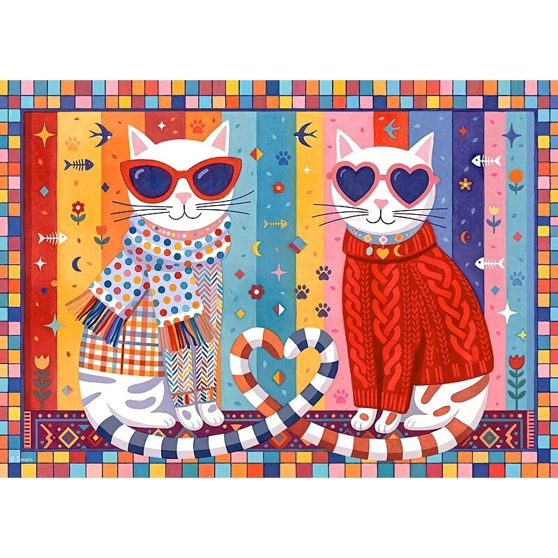 CherryPazzi dėlionė Kittens in Love 300 det 4