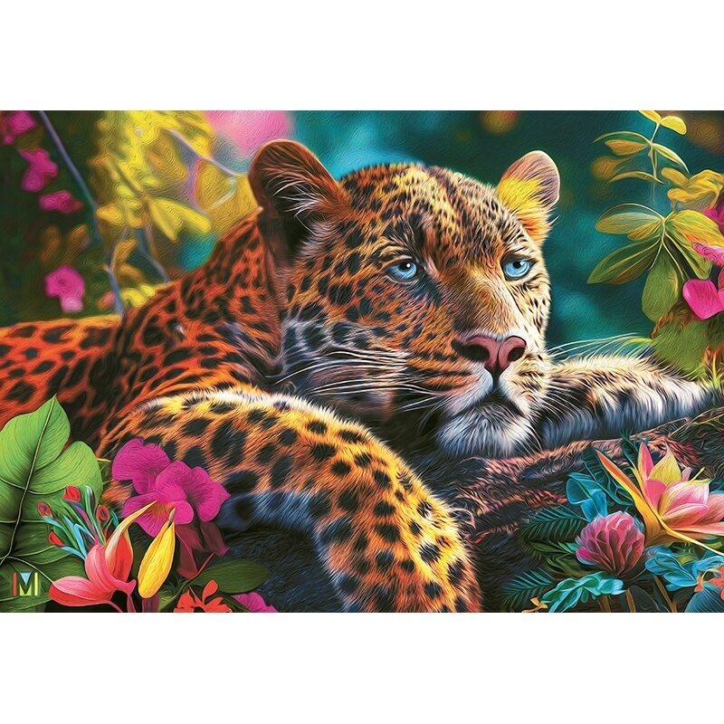 CherryPazzi dėlionė Reclining Leopard 500 det 5 CherryPazzi dėlionė Reclining Leopard 500 det 5