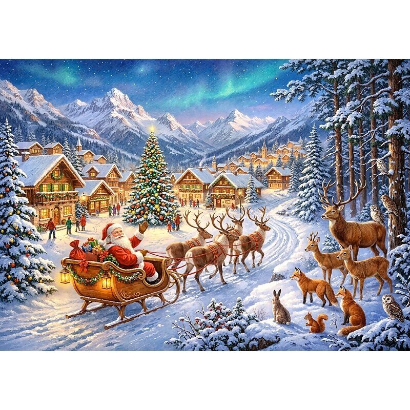 CherryPazzi dėlionė Christmas Cheer 500 det 2