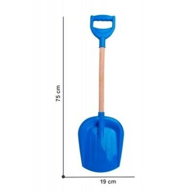 Technok kastuvas didelis su medine rankena 75 cm