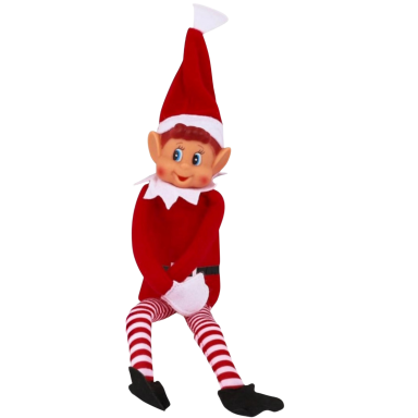 ELVES BEHAVIN' BADLY elfas išdaigininkas berniukas 30 cm
