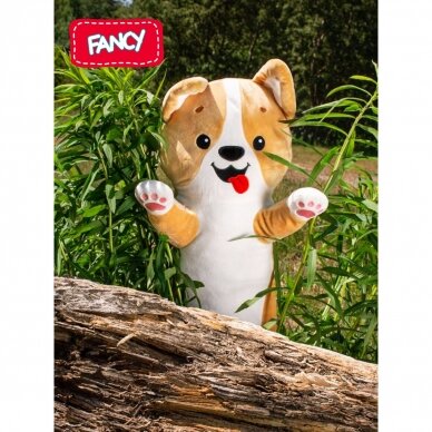 Fancy minkštas žaislas pagalvė šuo korgis Vaflis 70 cm 6
