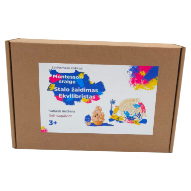 Lavinamsis rinkinys Montessori sraigė ir Ekvilibristas Lavinamsis rinkinys Montessori sraigė ir Ekvilibristas