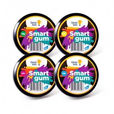 Išmanusis plastilinas Smart gum Genio Kids šviečiantis tamsoje 50 g 5