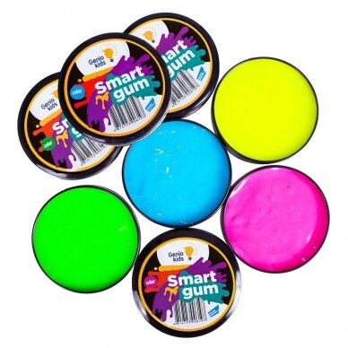Išmanusis plastilinas Smart gum Genio Kids šviečiantis tamsoje 50 g
