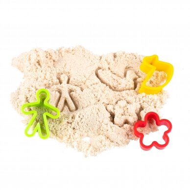Išmanusis smėlis su formelėmis, 150g, 5 spalvų smėlis