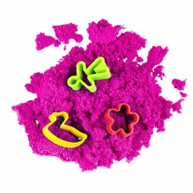 Išmanusis smėlis su formelėmis, 150g, 5 spalvų smėlis