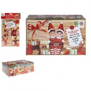 Kalėdinė dovanų pakavimo dėžutė Elf Eve 21 x 32 x 11cm