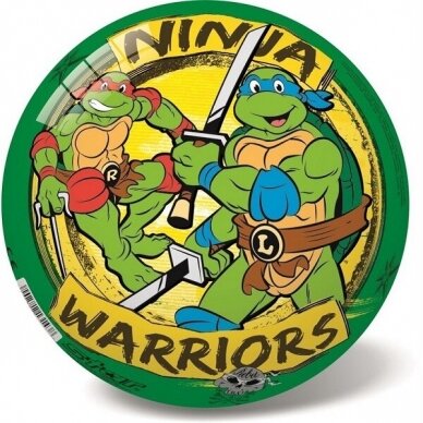 STAR kamuolys  Ninja Turtles retro 23 cm 1