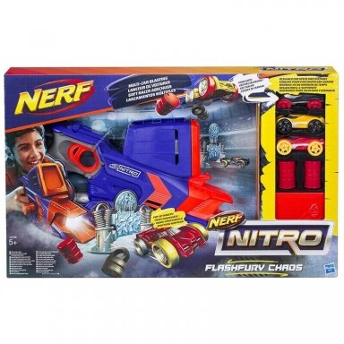 NERF Nitro Flashfury Chaos paleidėjas NERF Nitro Flashfury Chaos paleidėjas