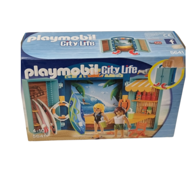 PLAYMOBIL City Life, Banglentininkų parduotuvė (pažeista pakuotė) PLAYMOBIL City Life, Banglentininkų parduotuvė (pažeista pakuotė)