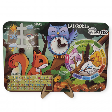 PuzzleOK lavinamasis Pažintinis kalendorius lietuviškas PuzzleOK lavinamasis Pažintinis kalendorius lietuviškas