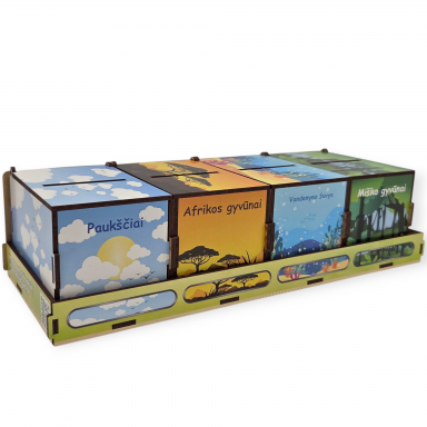 PuzzleOK rūšiuokliai Montessori Magiška gamta 40 el PuzzleOK rūšiuokliai Montessori Magiška gamta 40 el