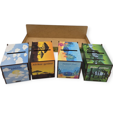 PuzzleOK rūšiuokliai Montessori Magiška gamta 40 el PuzzleOK rūšiuokliai Montessori Magiška gamta 40 el