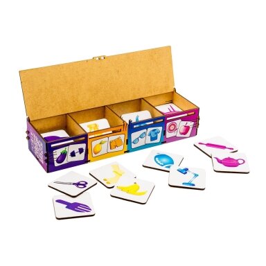 PuzzleOK rūšiuokliai Montessori Spalvos PuzzleOK rūšiuokliai Montessori Spalvos