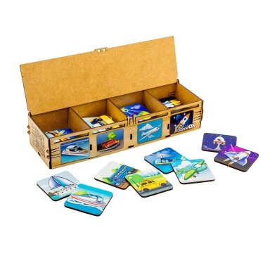 PuzzleOK rūšiuokliai Montessori Transportas PuzzleOK rūšiuokliai Montessori Transportas