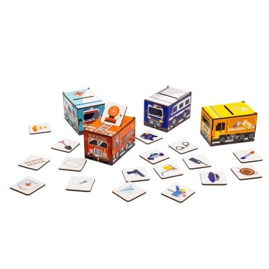 PuzzleOK rūšiuokliai Montessori Profesijos PuzzleOK rūšiuokliai Montessori Profesijos