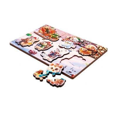 PUZZLEOK dėlionės su išimamomis detalėmis 20 det 1 PUZZLEOK dėlionės su išimamomis detalėmis 20 det 1