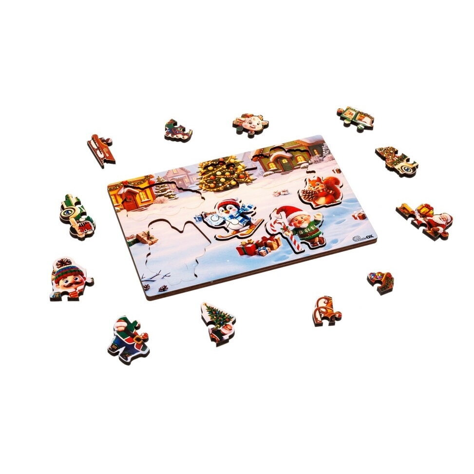PUZZLEOK dėlionės su išimamomis detalėmis 22 det