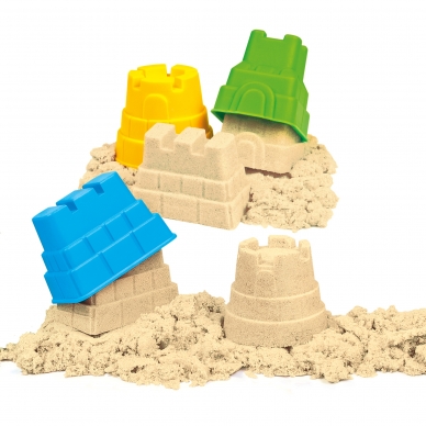 Genio kids rinkinys išmanusis smėlis Pasakų pilis su formelėmis, 1kg