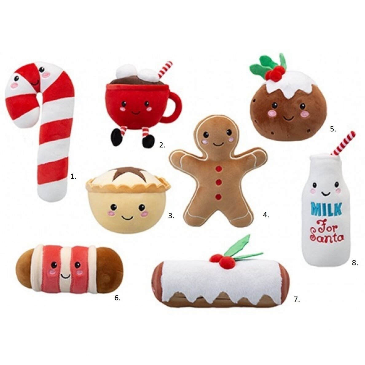 Softlings Foodies pliušinis kalėdinis žaislas 16 cm