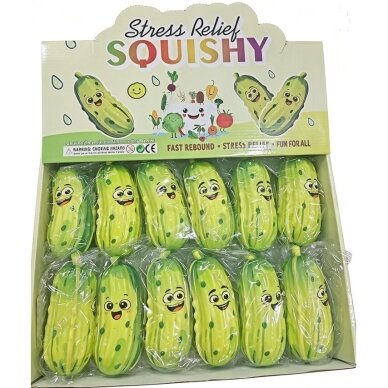 Squishy slow rising žaislas Agurkas 14 cm Squishy slow rising žaislas Agurkas 14 cm