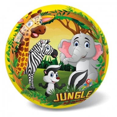 STAR kamuolys Jungle Adventure 14cm STAR kamuolys Jungle Adventure 14cm