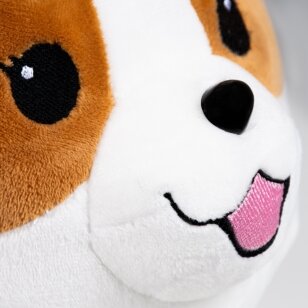 Fancy minkštas žaislas pagalvė šuo korgis Cinamonas 41 cm