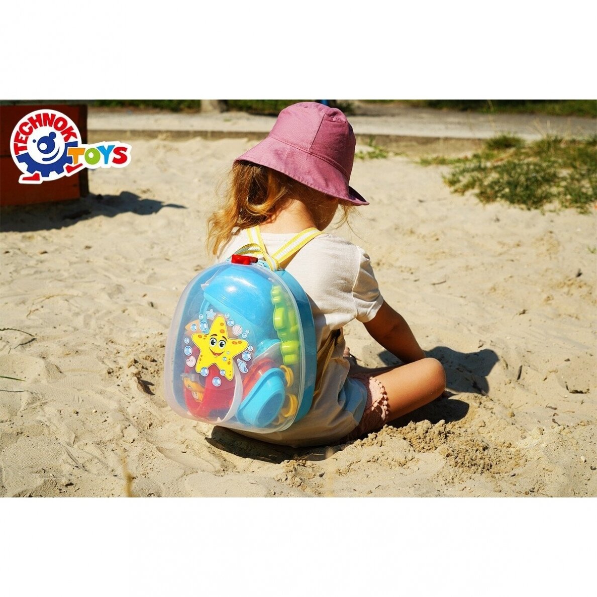 Technok smėlio rinkinys kuprinėje 27 cm 4