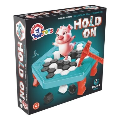 Technok Stalo žaidimas "Hold on baby"Kiaulytė Technok Stalo žaidimas "Hold on baby"Kiaulytė