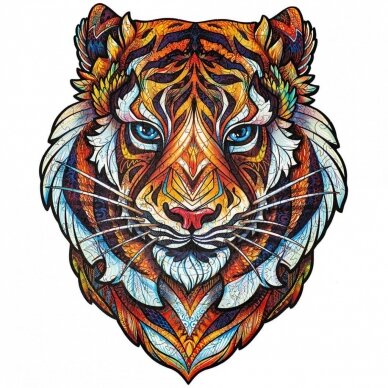 Medinė dėlionė Tigras 100 detalių 2