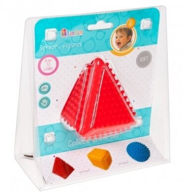Žaislas sensorinis trikampis su spygliais